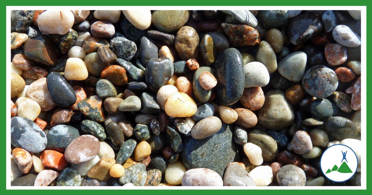 Pebbles from St Columba's Bay, Iona