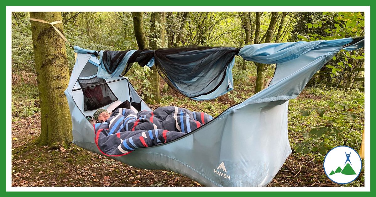 Good day in creation: Susan in hammock